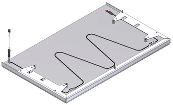 Ropox Safety Stop Plate, for VerticElectric Height Adjustable Frame for Wall Units, Ropox
