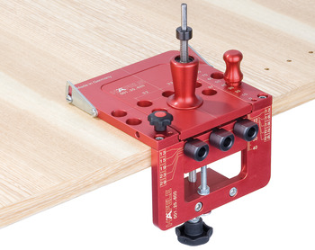 Drill guide set, Red Jig concealed hinges 35 mm, drilling dimension 48/6