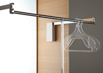 Wardrobe lift, With integrated damper, for internal cabinet width 560–950 mm