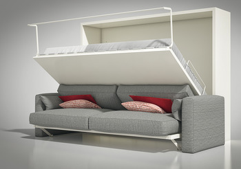 Foldaway bed fitting, Teleletto II sofa bed, with frame, slatted frame and sofa frame