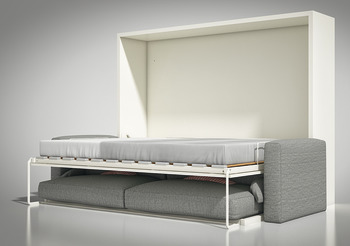 Foldaway bed fitting, Teleletto II sofa bed, with frame, slatted frame and sofa frame