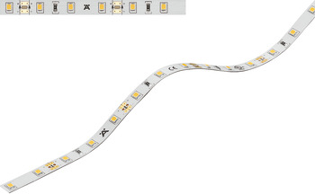 LED strip light, Häfele Loox5 LED 2062 12 V 8 mm 2-pin (monochrome), 60 LEDs/m, 4.8 W/m, IP20
