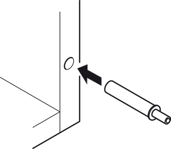 Soft Closing mechanism, for door,Smove, for installation in/on top panel or base at hinge side