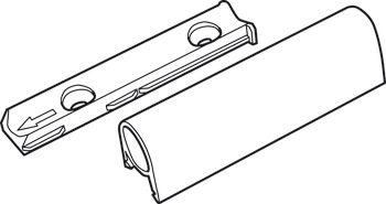 Adapter housing, For inset mounting