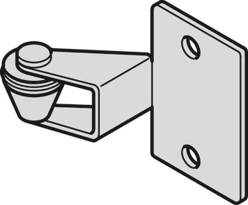 Spacer, For screw fixing to inner door, for max. door thickness 21 mm