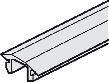 Cover profile, For vertically covering the aluminium frame profile