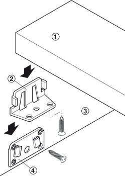Bed connector, for beds with central tie bar, can be disconnected