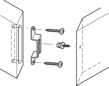 Connecting screws, with tip, for one-sided installation in wood
