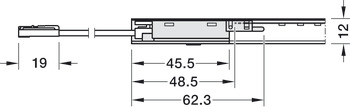 Motion detector, for aluminium profile, Häfele Loox5, modular