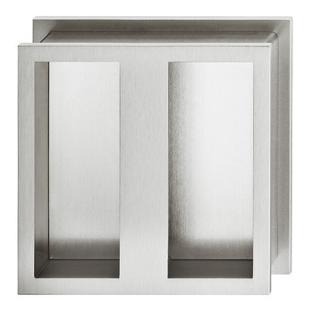 Flush handles, Zinc alloy, for sliding doors, panel thickness 19–22 mm