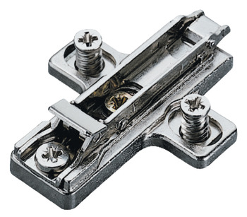 Hinge, Häfele Duomatic SM, zinc alloy, with pre-mounted Euro screws