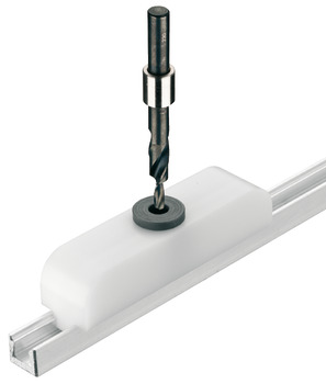 Drilling jig, With countersink cutter, with hardened insert