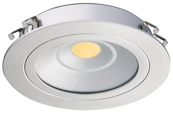 Downlight, Round, Häfele Loox LED 3010, aluminium, 24 V