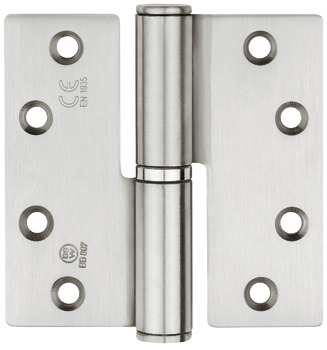 Drill-in hinge, for flush interior doors up to 100 kg, Startec