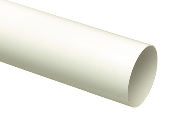 round duct, Flame retardant PVC, white