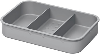 Lid with storage compartments, for One2Five waste bin systems