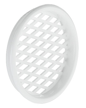 Ventilation Trim, Plastic, with series drilled holes