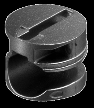 Connector housing, Minifix 15, polycarbonate, without/with rim, from wood thickness 15 mm and above