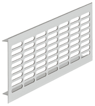 Ventilation grill, Aluminium with smooth flanges, Startec