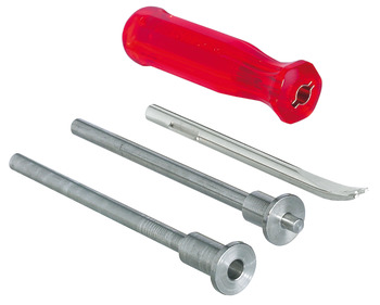 Set of tools, For two-piece dowel connector