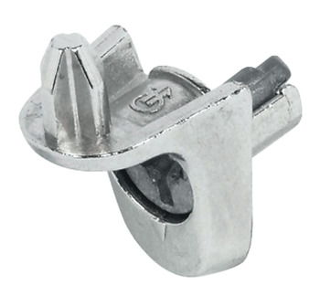 Shelf support, for inserting into drill hole ⌀ 5 mm, zinc alloy