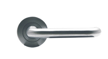 Lever Handle, Brass chrome plated, satin