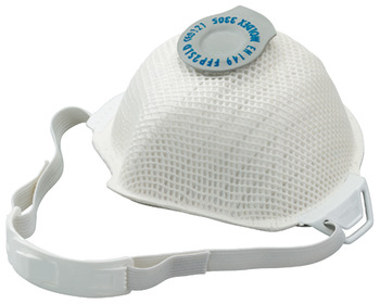 Disposable fine-dust mask, with valve, FFP2 D