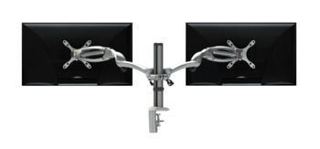 Dual multifunction flat screen arm, ellipta, with Econopost