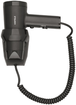 Hair dryer, With wall bracket, with 2 speed settings and safety cut-out