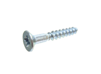 Chipboard screw, Hospa, countersunk head, PZ, partially threaded, galvanized or yellow chromatized