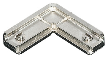 Corner connector, For aluminium glass frame profiles 23/26/38 x 14 mm