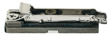 Mounting plate, Häfele Metalla 510 SM, zinc alloy, with chipboard screws