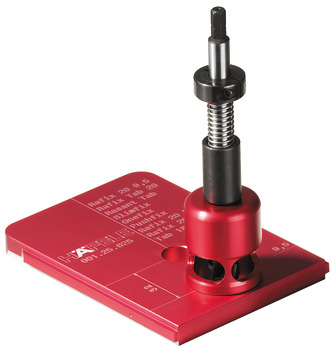 Drill guide set, For Häfele Red Jig, for Tab 18 cabinet connector