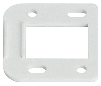 Spacer plate, for spring hinge