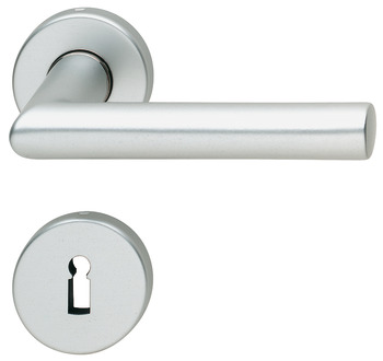 Door handle set, aluminium, model A91-38 TW-R