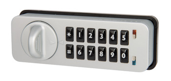 Horizontal Lock, Digital Electronic, for Drawers, Right Hand, Kitlock Nano90