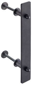 Pull handle for sliding doors, Steel, On one side