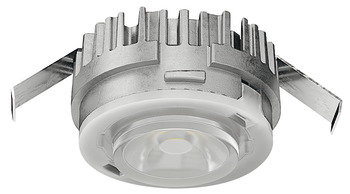 Light module, Häfele Loox LED 3090 24 V 2-pin (monochrome) drill hole ⌀ 26 mm aluminium