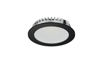Recess/surface mounted downlight, round, Häfele Loox LED 2094, aluminium, 12 V