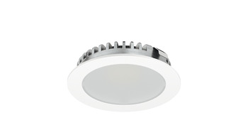 Recess/surface mounted downlight, round, Häfele Loox LED 2094, aluminium, 12 V