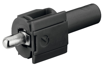Shelf connector, SP 15/8/5 with spring system, for wooden shelves