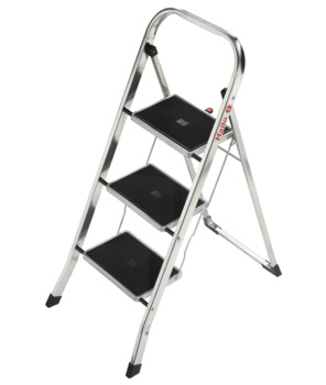 Step stool with safety rail, HAILO