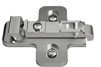 Cruciform mounting plate, Häfele Metalla 510 SM, with quick fixing system