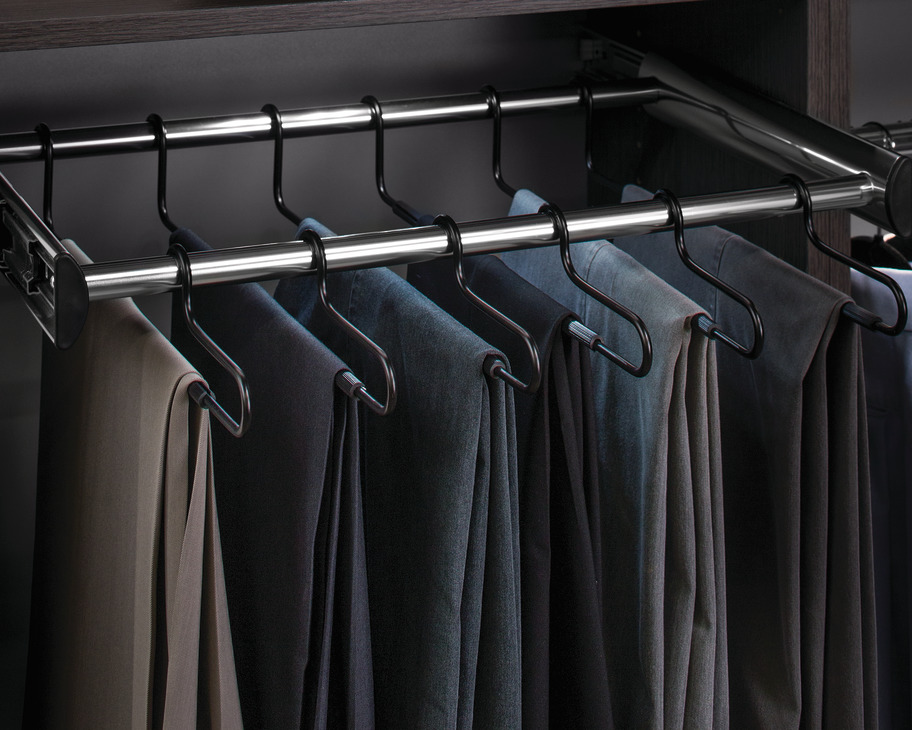 24 Hanger Pants Rack Pullout With Full Extension Slide  order from the  Häfele NZ Shop